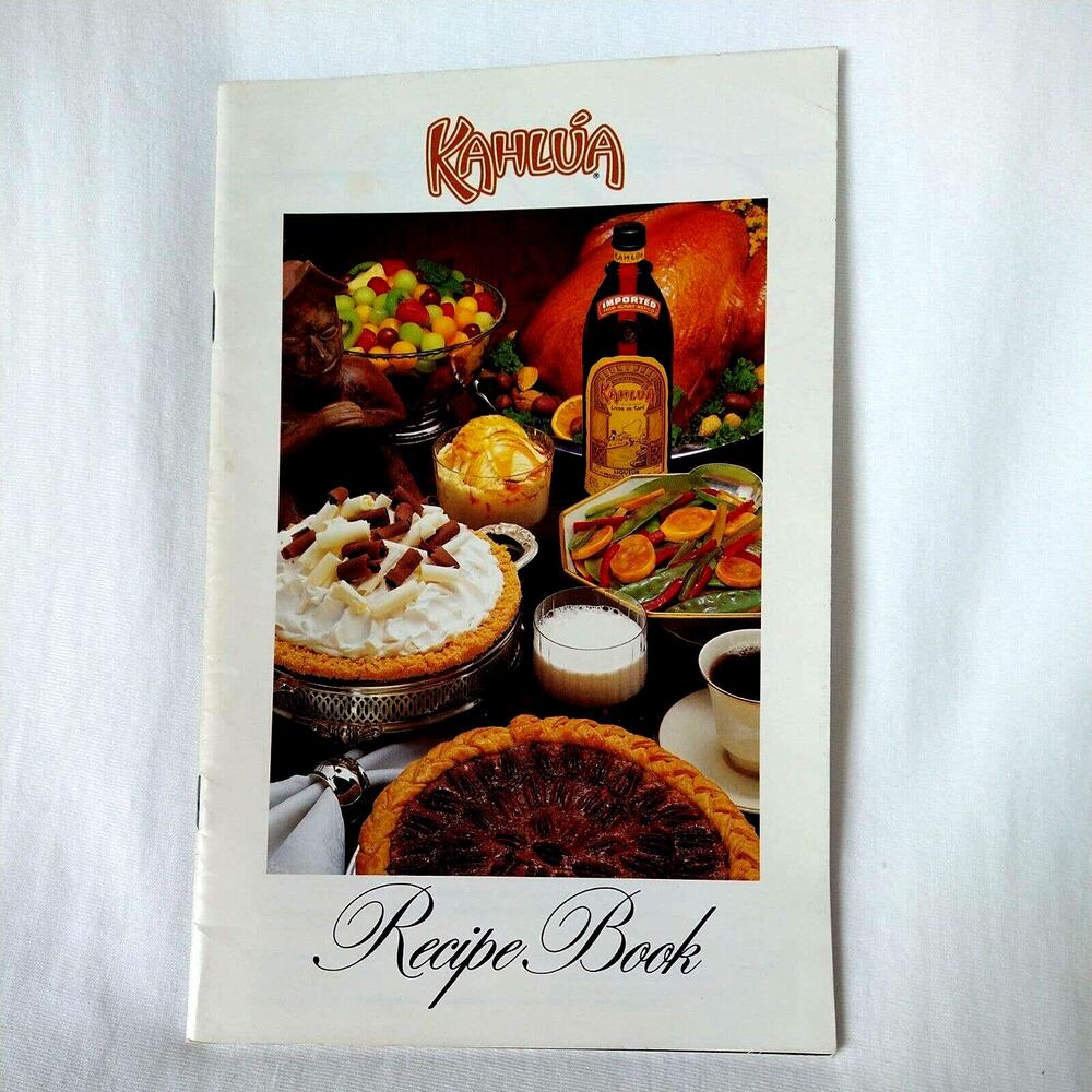 1986 Kahlua Liqueur Recipe Book‎ Booklet Pamphlet Retro Barware Cookbook